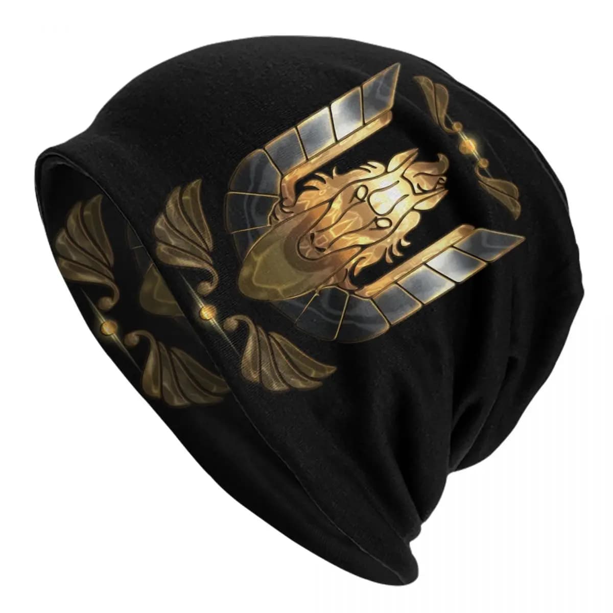 Saint Seiya Pegasus cappelli con cofano in bronzo cappello lavorato a maglia da strada per donna uomo inverno Anime cavalieri dello zodiaco berretti berretti Skullies