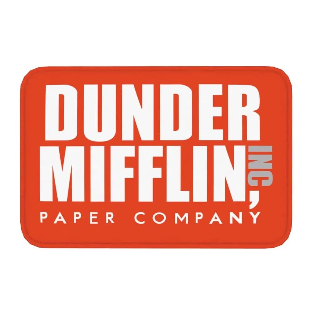 The Office TV Show D-under M-ifflin Paper Company Porta d'ingresso Pavimento Tappetini da ingresso Bagno esterno Zerbino Camera da letto Tappeto Tappetino