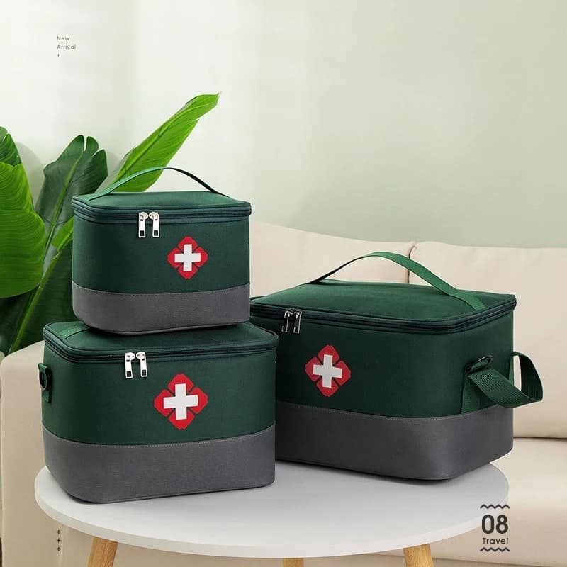 Borse portaoggetti portatili per kit medico di emergenza, per forniture di primo soccorso, disinfettanti per ferite, organizer per bende