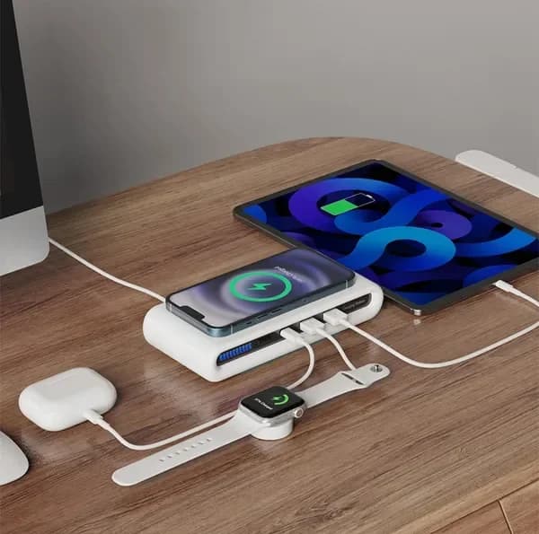 Hub wireless 4-in-1 con luce LED
