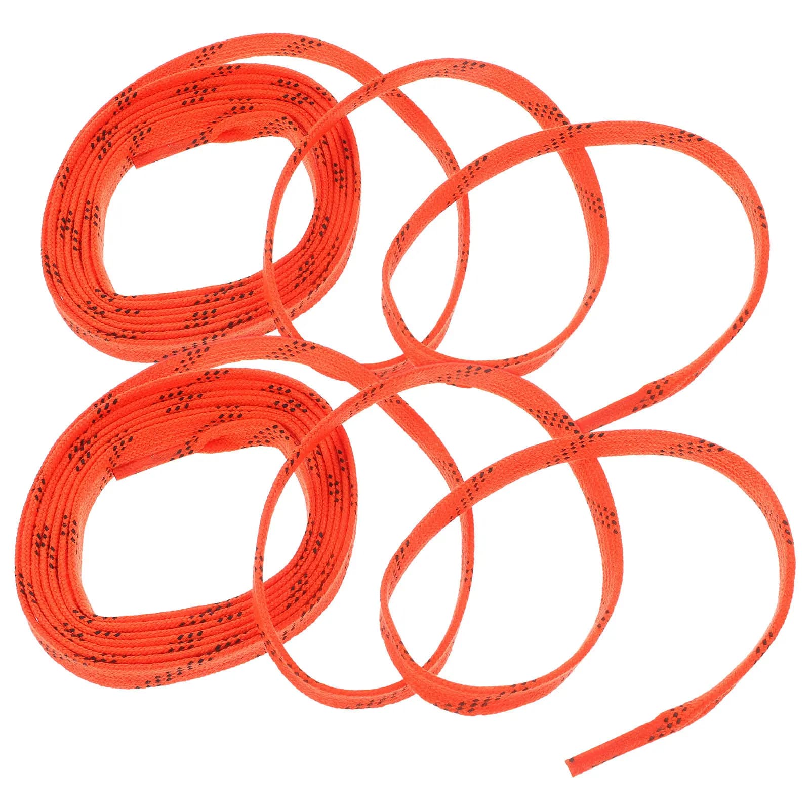 1 Paio di Lacci Piatti Cerati per Hockey, in Misto Poliestere e Cotone, Resistenti all'Usura, per Hockey su Ghiaccio, Pattinaggio Artistico e Pattini