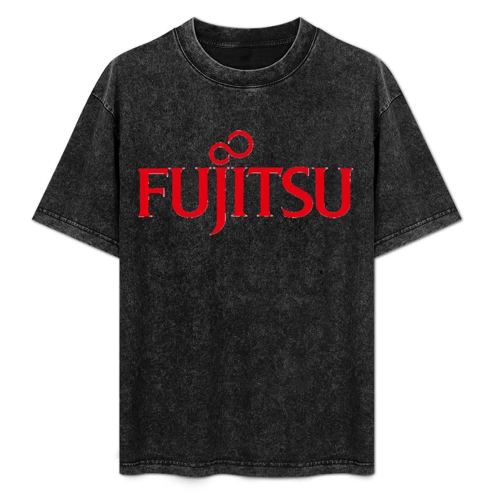 BEST TO BUY - T-shirt con logo Fujitsu T-shirt basic a maniche corte da uomo