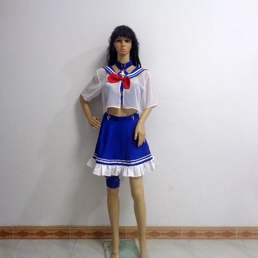 VTuber Shylily Costume da marinaio Costume da bagno Gonna uniforme Cosplay Costume di Natale di Halloween Personalizza qualsiasi dimensione