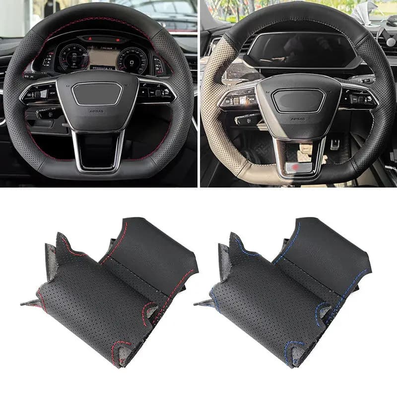For Audi A6 C8/4K S6 A7 4K8 A8 D5/4N S8 E-Tron S GT (Form D) Internal cover for hand sewn perforated leather car