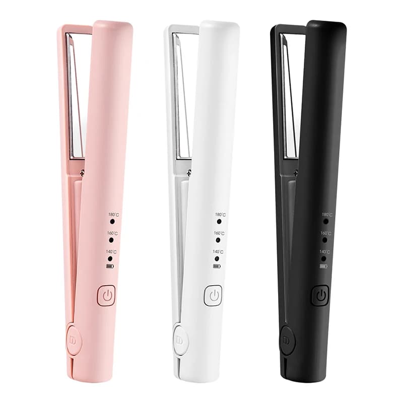 Tymo Hair Plate, Iron Hair Clips, Brush Rotating Hair, Styling Tool, Furnishings for Beauty Salon, Mini Iron for Furnishing Hair