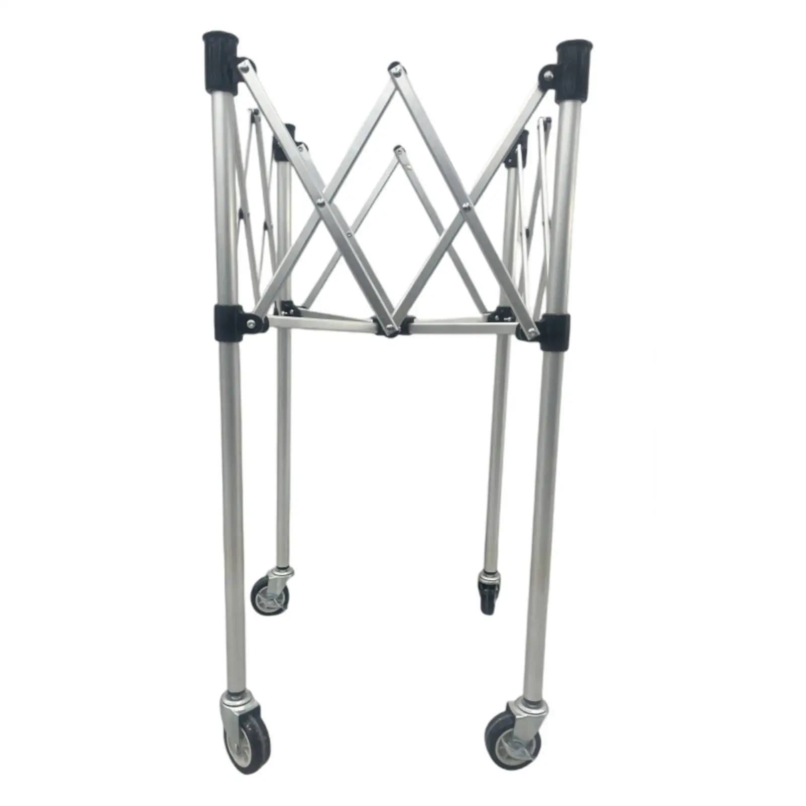Ball Storage Cart Foldable Folding Ball Cart Foldable Athletic Gear Organizer for Coaches, Gym, Training Workouts