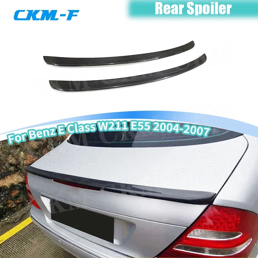 Spoiler Posteriore in Fibra di Carbonio per Mercedes Benz Classe E W211 E55 2004-2007, Kit Carrozzeria