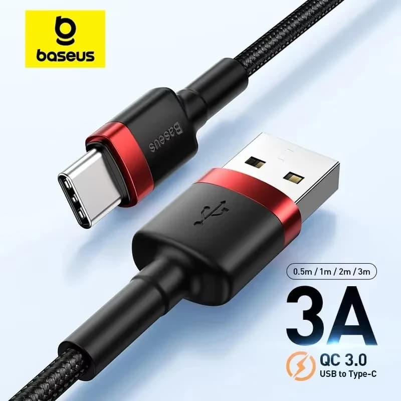 Cavo Baseus USB C per oneplus 12 Cavo di ricarica rapida 3.0USB C Cavo di ricarica rapida Tipo C per Huawei Xiaomi 13 Cavo di ricarica USB-C