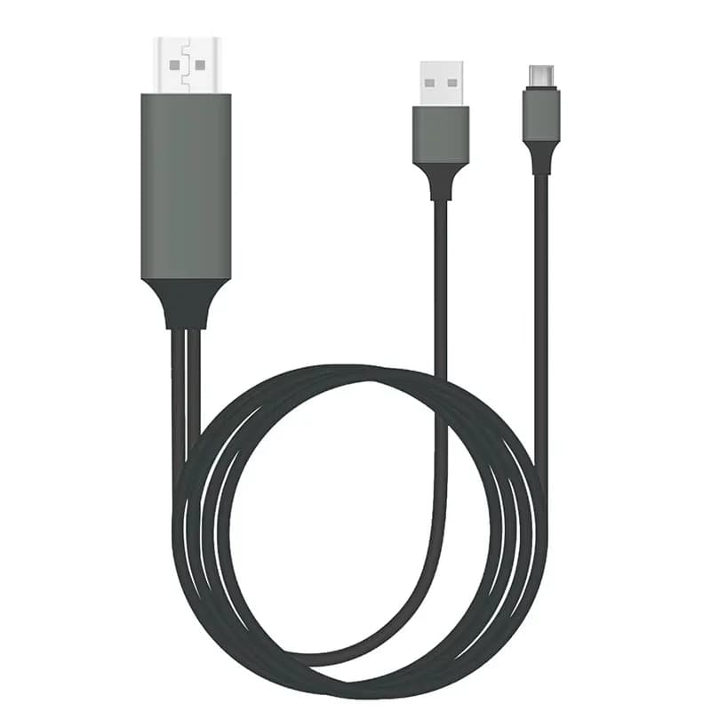 Portable phone connected to TV with the same screen cable Computer cable HDMI compatible projection cable HD conversion cable
