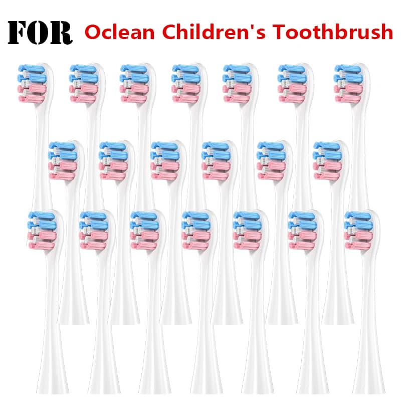Testina di ricambio per spazzolino da denti elettrico Oclean Kid's A1K/K3/K3PRO/P3K6/P3K7 DuPont con setole morbide, da 4 a 20 pezzi