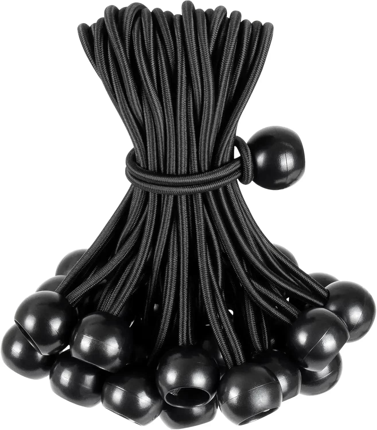 Hot Sale High Strength Elastic Black Jumping Bungee Cord with Ball Sports & Entertainment Rope