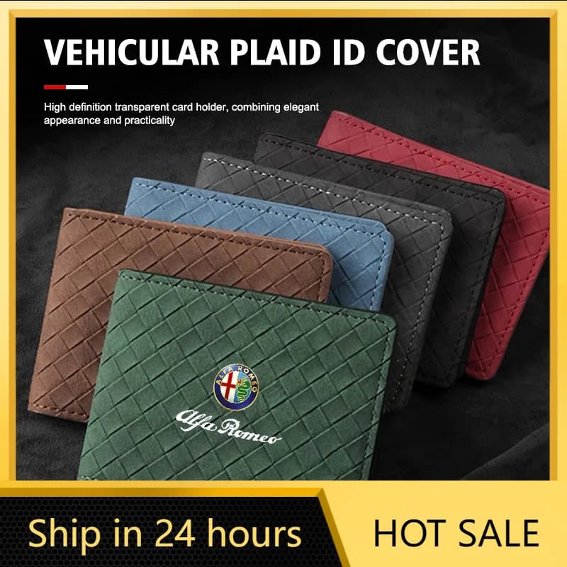 Car Stickers For Alfa Romeo Car Emblem Driver License Holder Credit Card Protective Cover Accessories Giulietta GT 159 147 156 M
