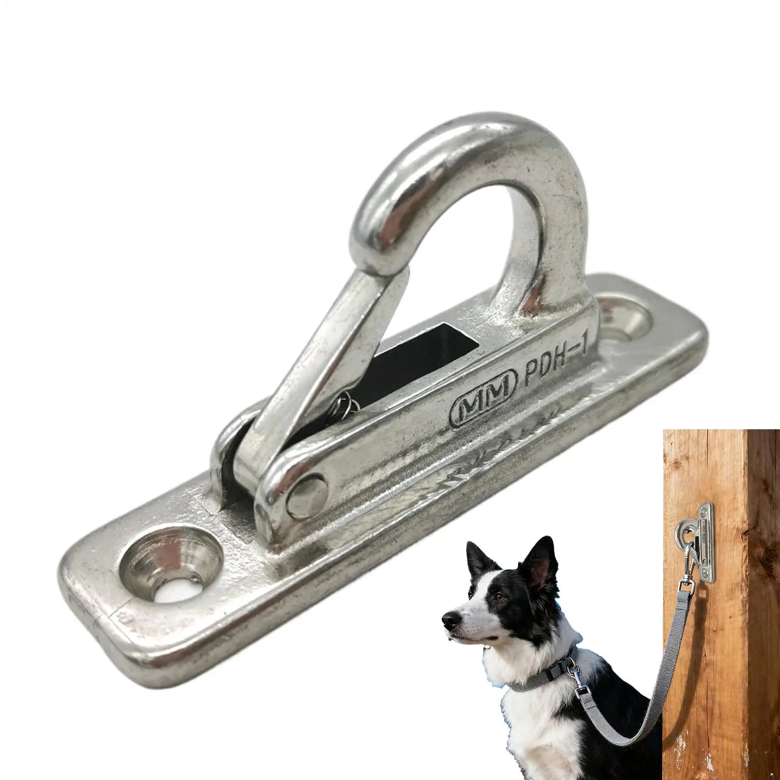 Supporto da Parete per Guinzagli per Cani, Gancio per Guinzagli e Corde da Passeggio per Animali Domestici