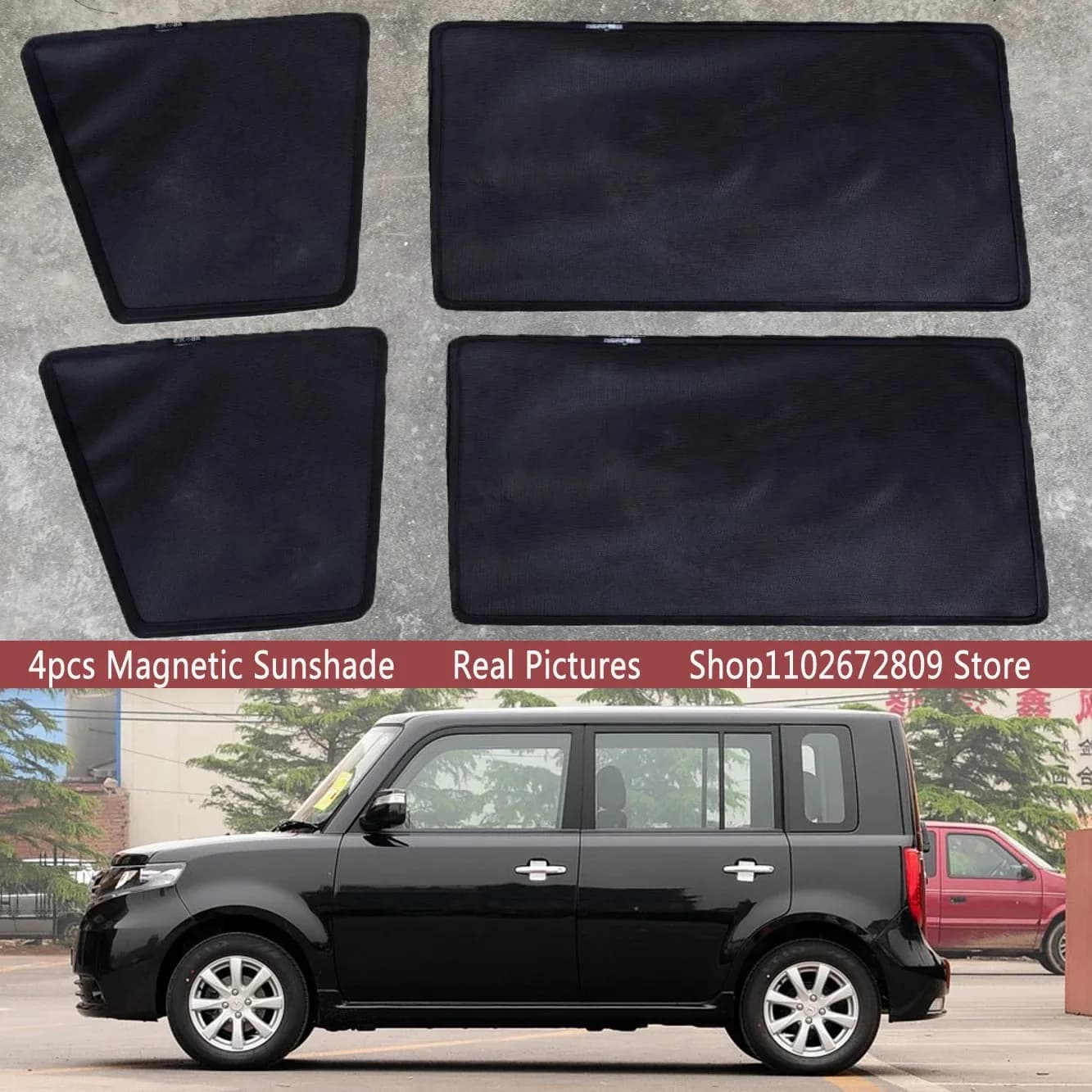 Parasole Magnetico per Auto, Tendina Parasole per Parabrezza Anteriore per Toyota BB I NCP31 Z NCP34 2000 - 2005, Accessori