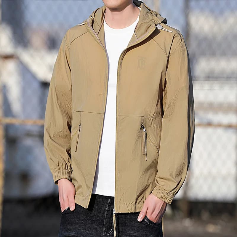 Summer jacket for men, windproof, sportswear, sun protection, ultra-thin fishing suit for men UPF50+