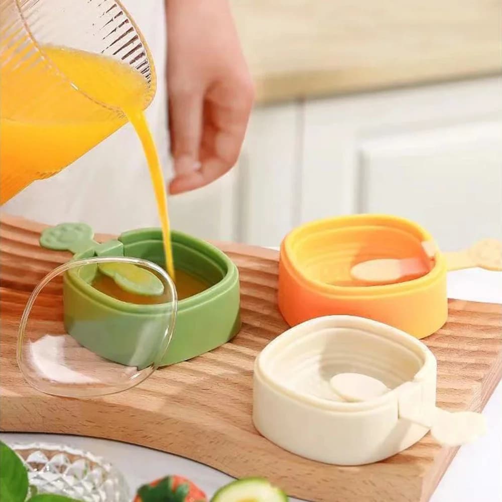 Stampo per gelato portatile, stampo per ghiaccioli fai da te per bambini, stampo multiuso per ghiaccioli a congelamento rapido, mini stampo per ghiaccioli.