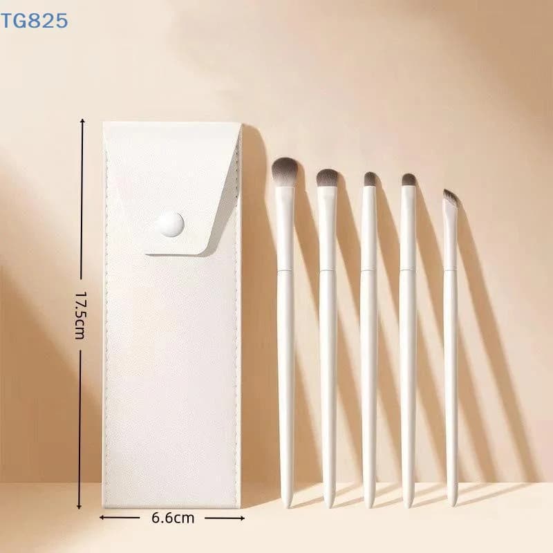 【SA】5/8/10Pcs Natural Eye Makeup Brushes Set Detail Eyeshadow Brush Makeup Brush White Ultra Soft Eyeshadow Eyeliner Makeup Tool