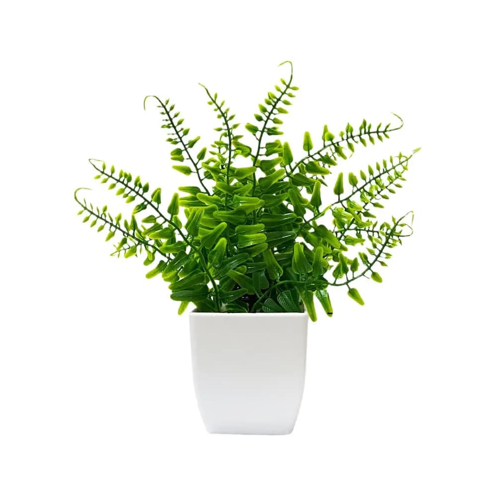 Maintenance Free Artificial Potted Plant Vivid Shape with Flower Pot Fake Green Plant Evergreen Design Artificial Bonsai