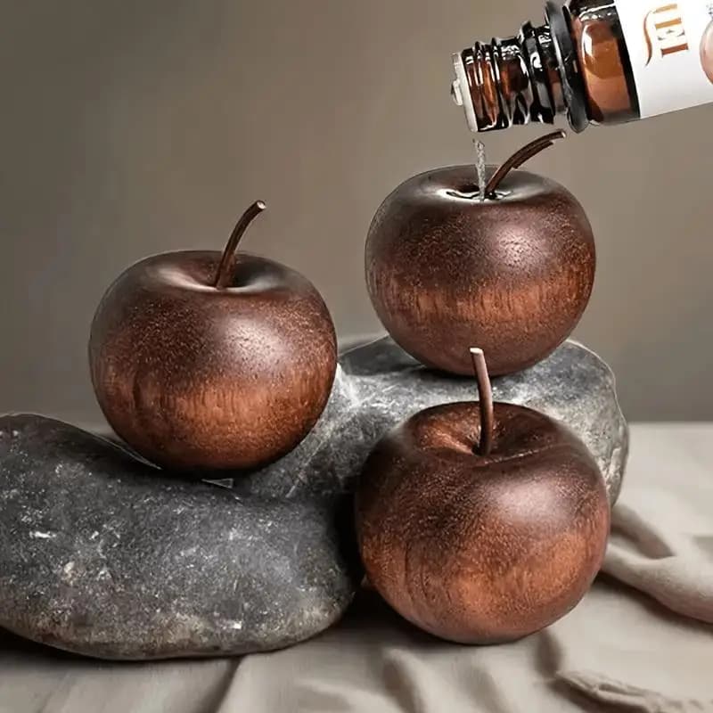 1/3/5pcs Mini Formato Diffusore di Legno Diffusore di Olio Essenziale Auto e Decorazione Della Casa Aria Fresca Presente Per Un Amico Dormitorio Essenziale