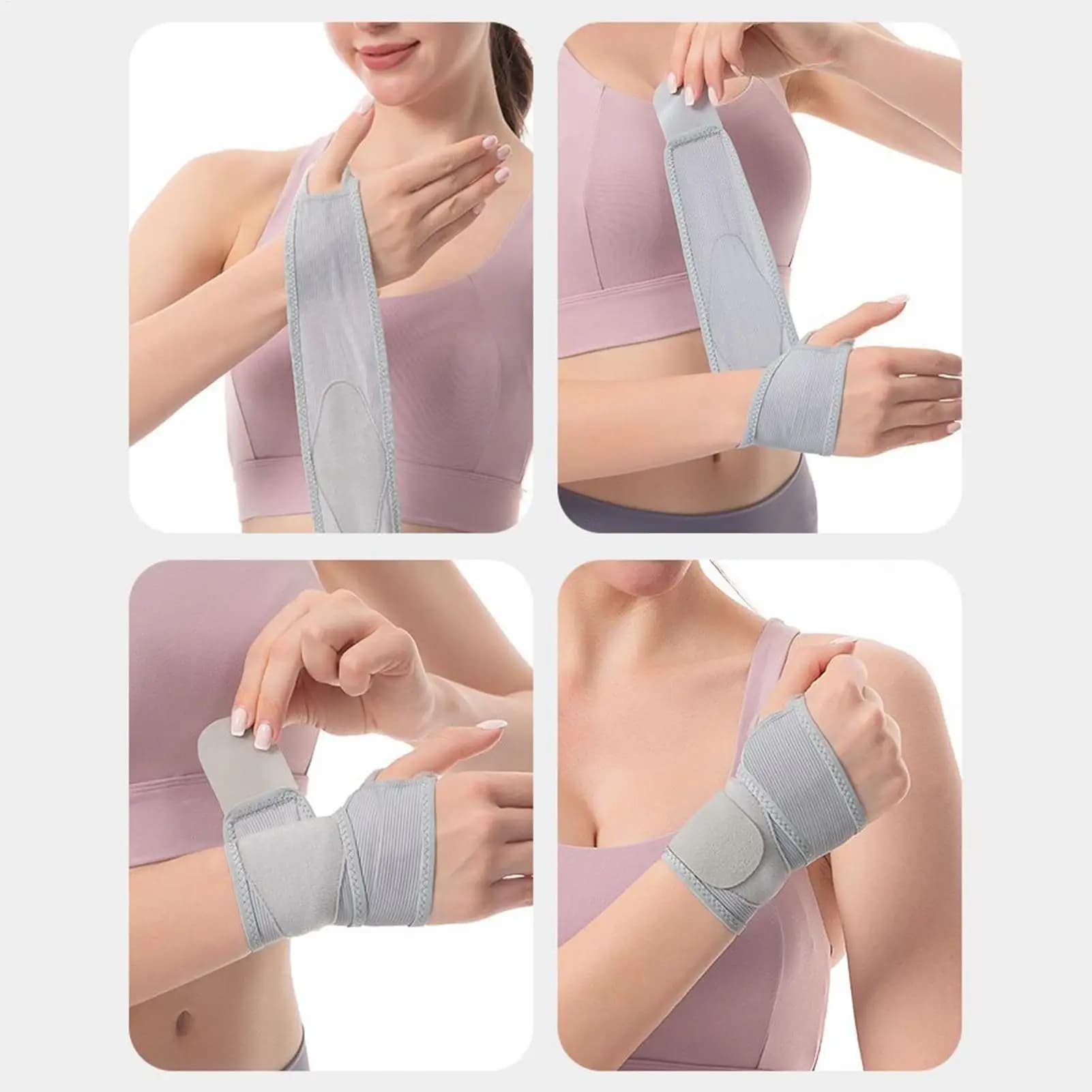 Tutore per polso da golf Compressione Supporto per polso sportivo Stabilizzatore per tutore per mano Supporto confortevole per palestra Tennis Golf Bowling