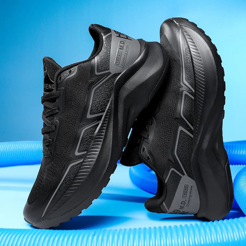 2025 nuove scarpe da corsa da uomo moda scarpe sportive traspiranti per il tempo libero scarpe da passeggio comode per assorbimento degli urti antiscivolo all'aperto