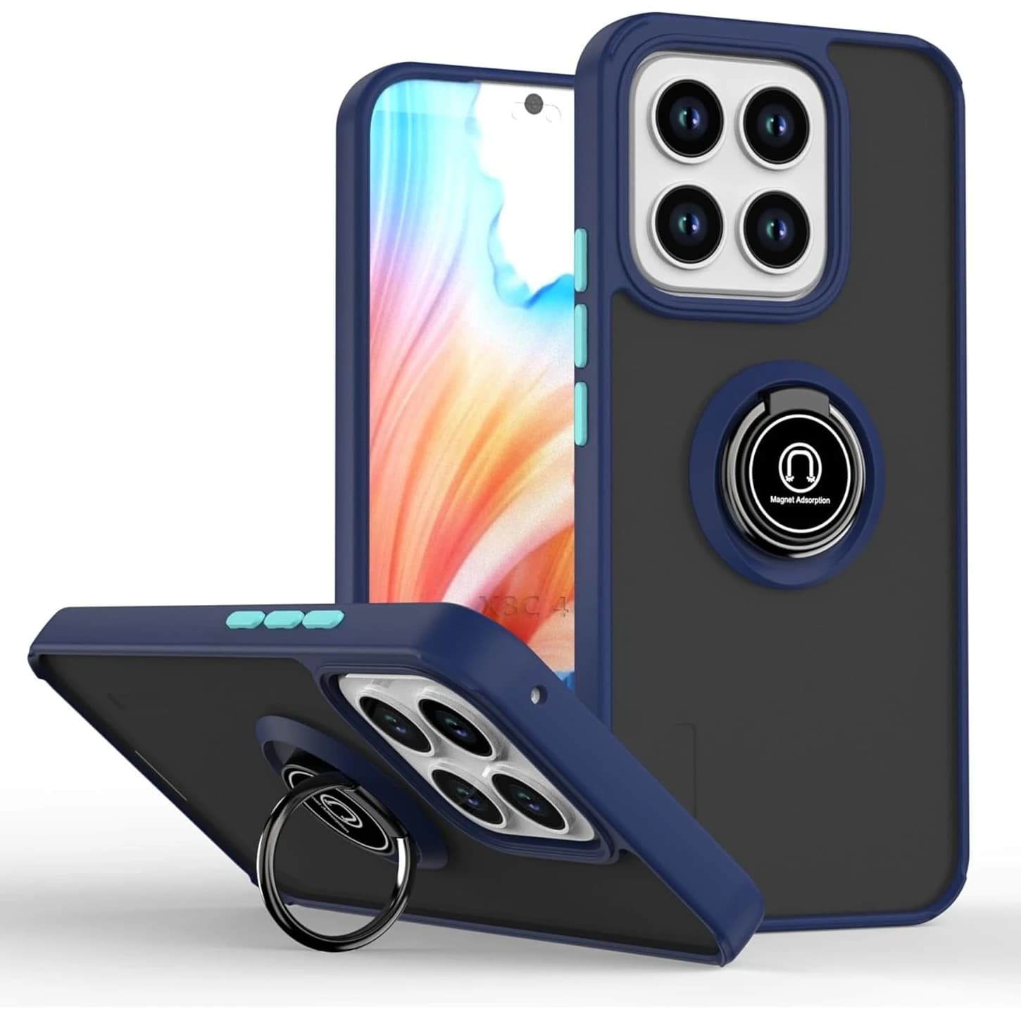 Motorola Moto G56 G86 Covering ring Magnetic support for shock protection Shell Coque Fundas