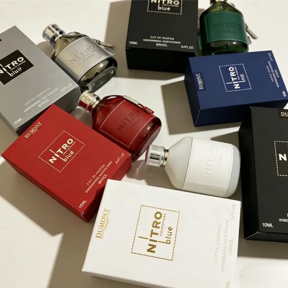Dumont Nitro Collection Long-Term Long-Term Oriental Notes Legnose Dubai Arab Bergamotto Ambra Nera EDP Perfume