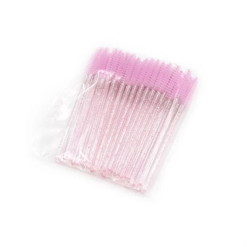 Wholesale 100/500/1000pcs Eye Wands Eyelash Brush Lash Extension Colorful Spoolies for EyebrowBeauty Tools Disposable Mascara