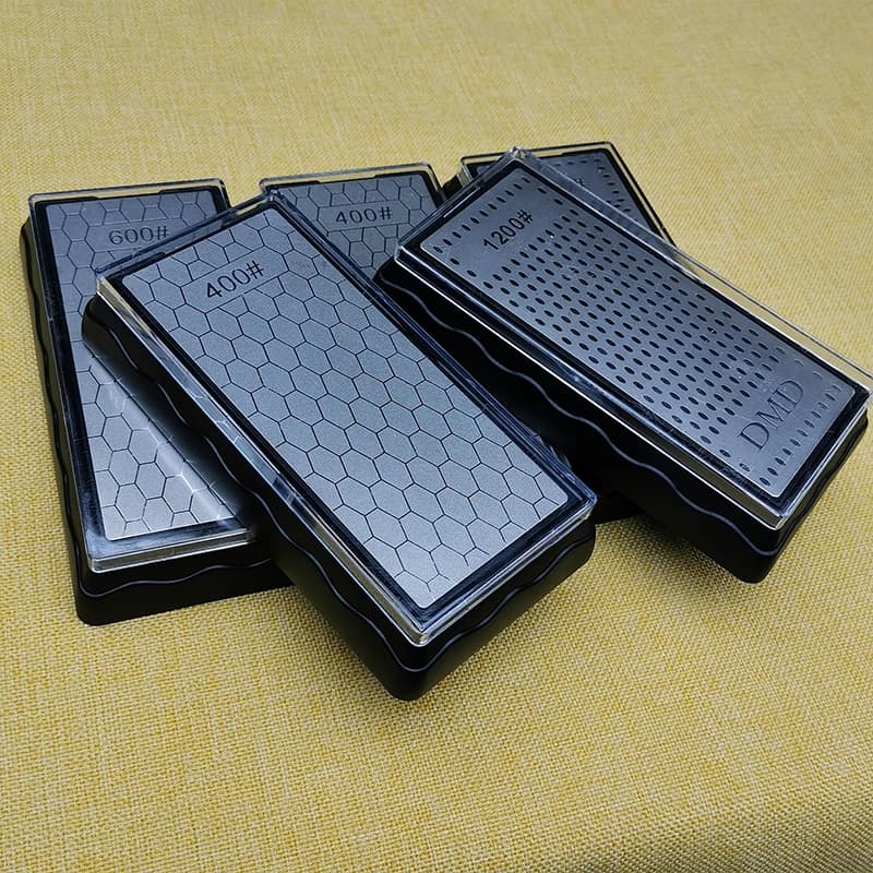 Double-Side base Diamond Sharpening Stone Whetstone Knife Kitchen Grit Chef Knife Grinding 400/600/1000/1200 Grit Sharpener