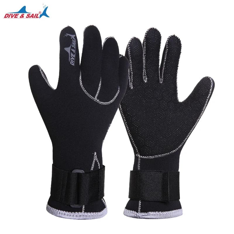 Restrain-free Diving Gloves 3MM Comfortable Non-slip Warm Wear-resistant Hand Guard Diving Fabric Surfing Snorkeling Gloves