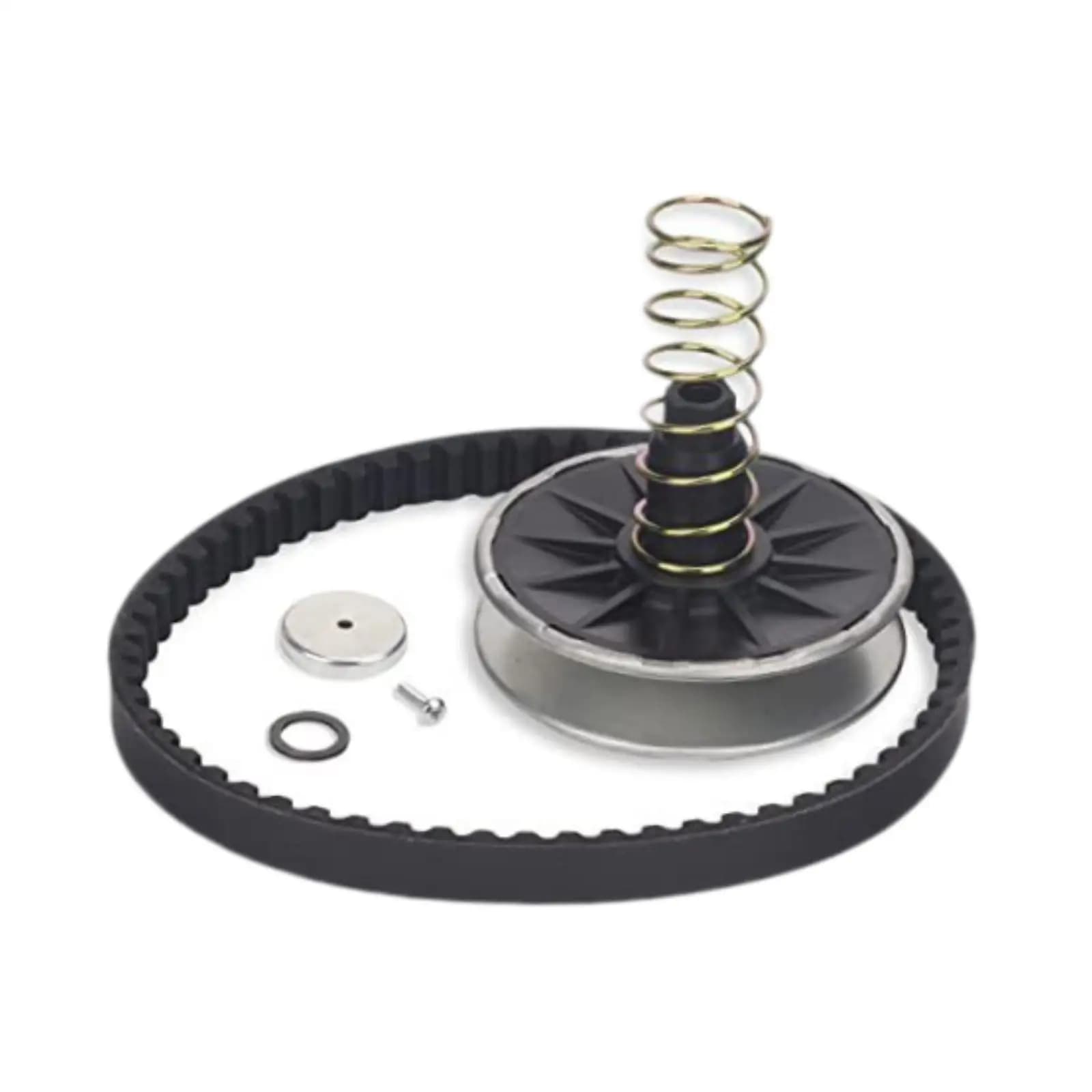 Variator Belt Pulley Kit Metal Construction Durable Lawn Mower Accessory Maintenance for Gardening