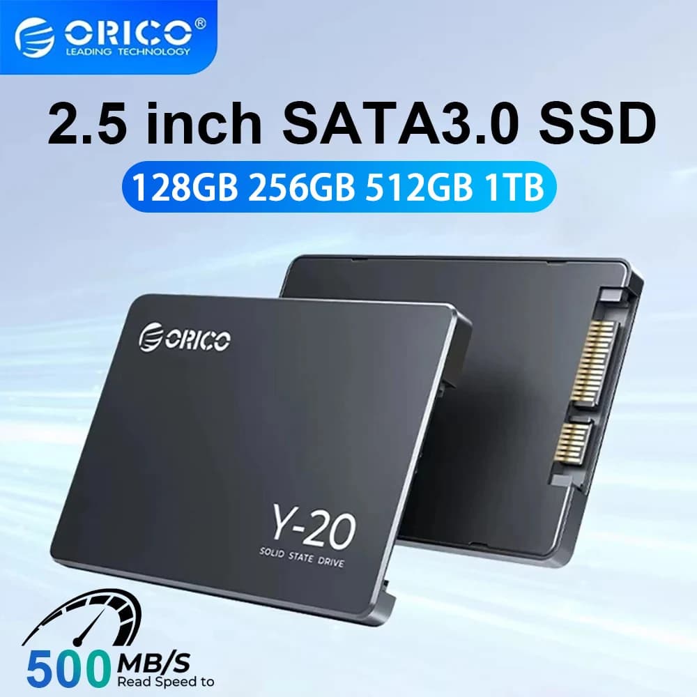 ORICO 2.5'' SATA SSD 2.5 Inch SATA3.0 Internal Solid State Hard Drive 3D NAND 1TB 512GB 256G 128GB UP to 550MB/s for Pc Laptop