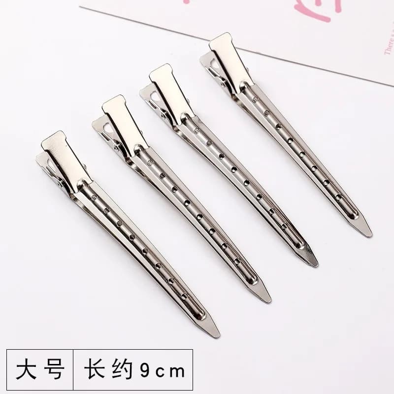 GlamorDove Fermagli per Capelli con Finitura Opaca, Mollette in Metallo Antiruggine con Fori, Clip in Acciaio per Parrucchieri, Strumenti per lo Styling