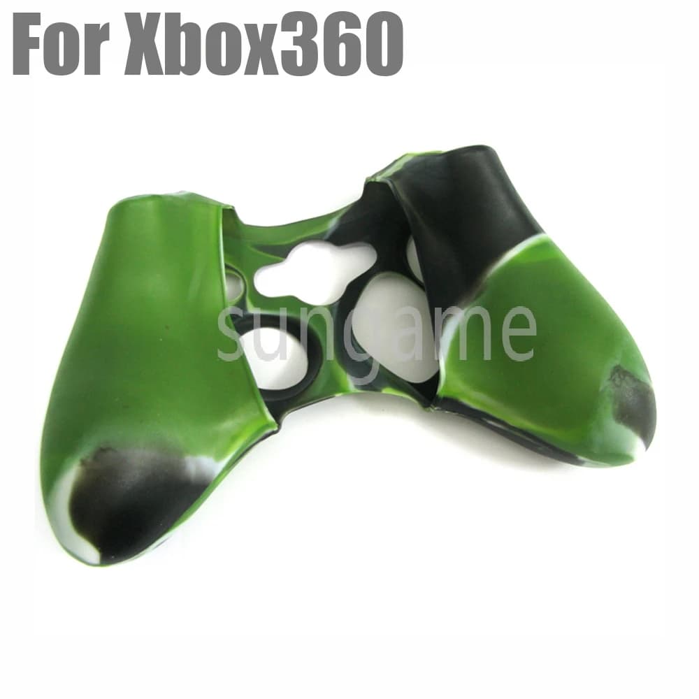 1pc per controller Xbox 360 custodia morbida mimetica copertura protettiva in silicone protezione in gomma guscio accessorio per gamepad
