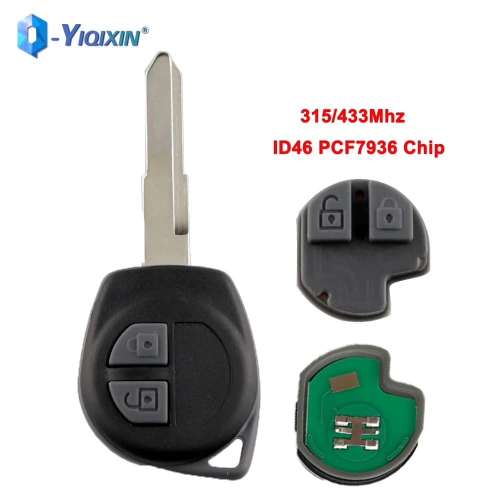 YIQIXIN Chiave Intelligente 315/433 Mhz Per Suzuki Vauxhall Agila Splash Swift Liana Aerio Jimn Igins Alto SX4 Auto A Distanza ID46 PCF7936 Chip