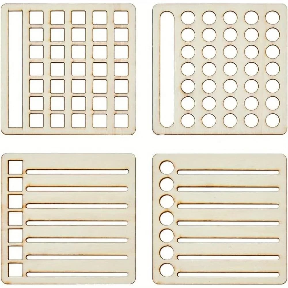 4 Pezzi 4 Stili Stencil per Diari a Rapida Applicazione Strumenti per Calendari Modelli per DIY Journaling Quaderni e Agende