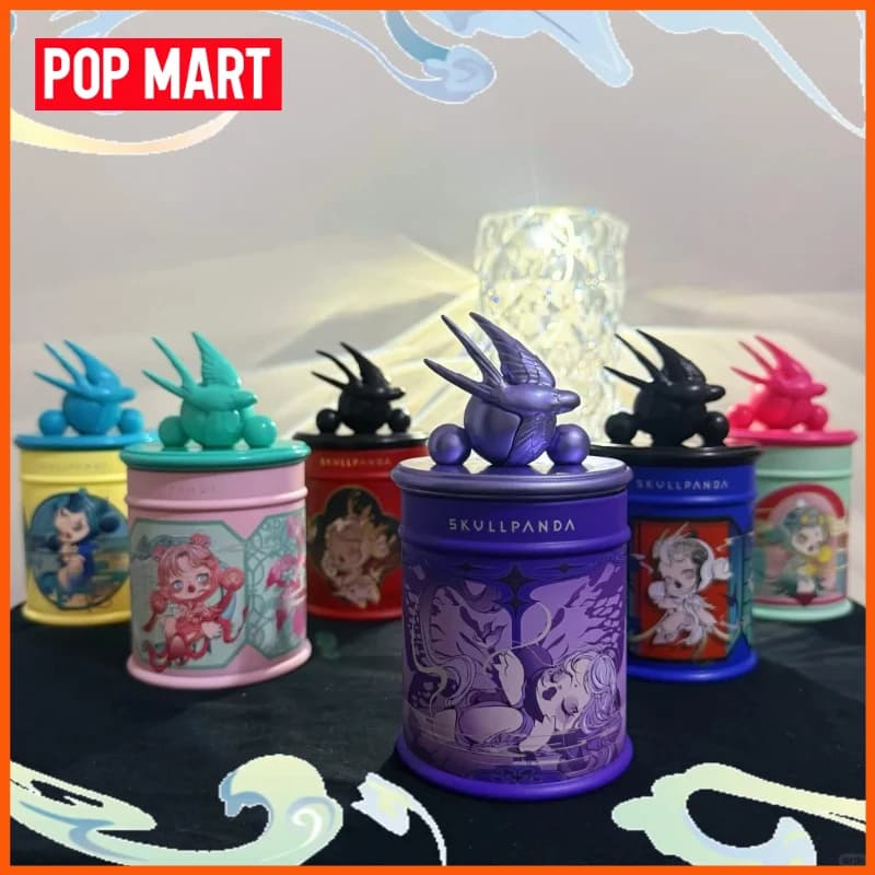 IN STOCK POP MART SKULLPANDA The Mirage Series Scented Candle Blind Box Aromatherapy For Home Decor Figurines Mystery Box