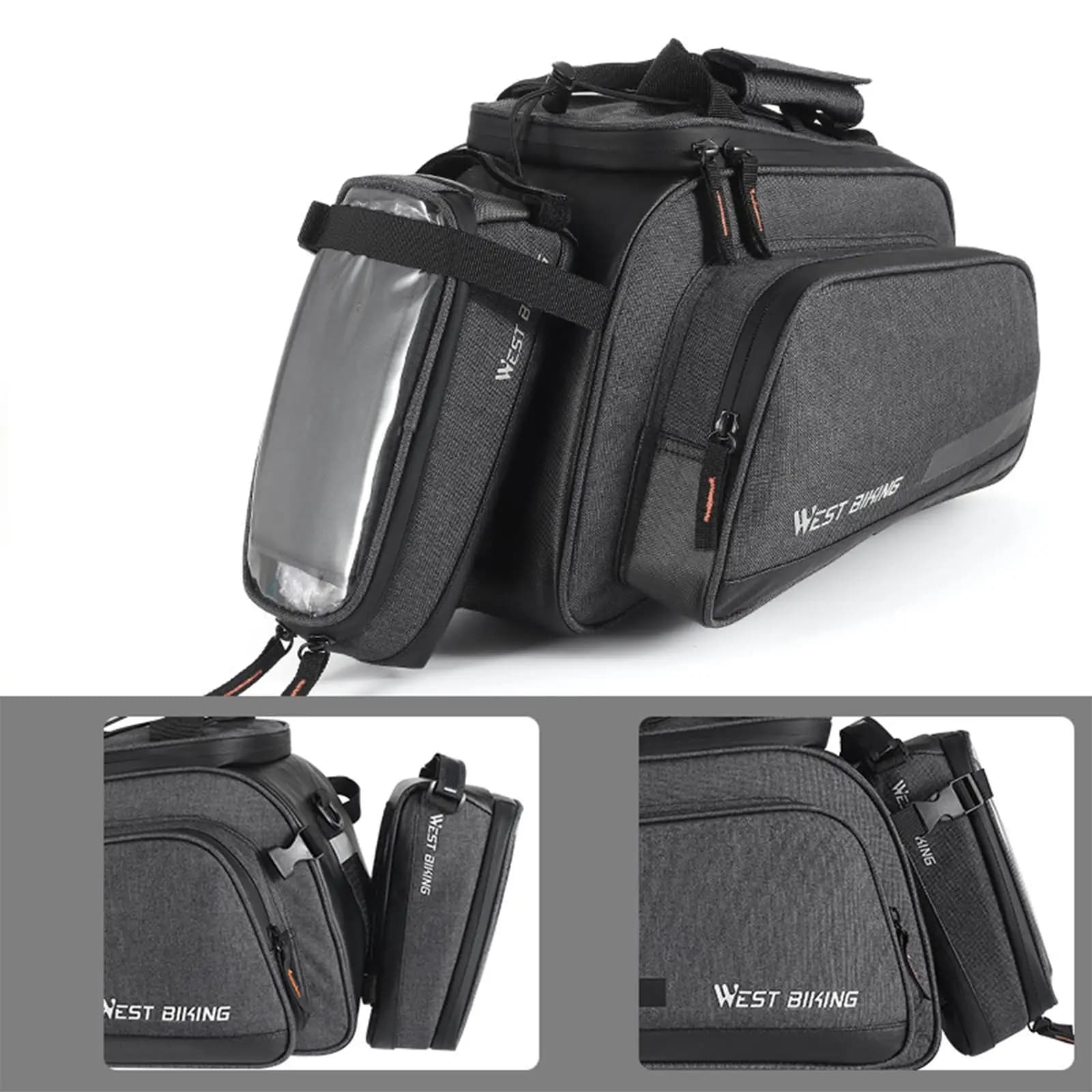 Borsa Termica Isolante per Bagagliaio Posteriore, Borsa a Mano, Borsa da Sella, Borsa a Tracolla