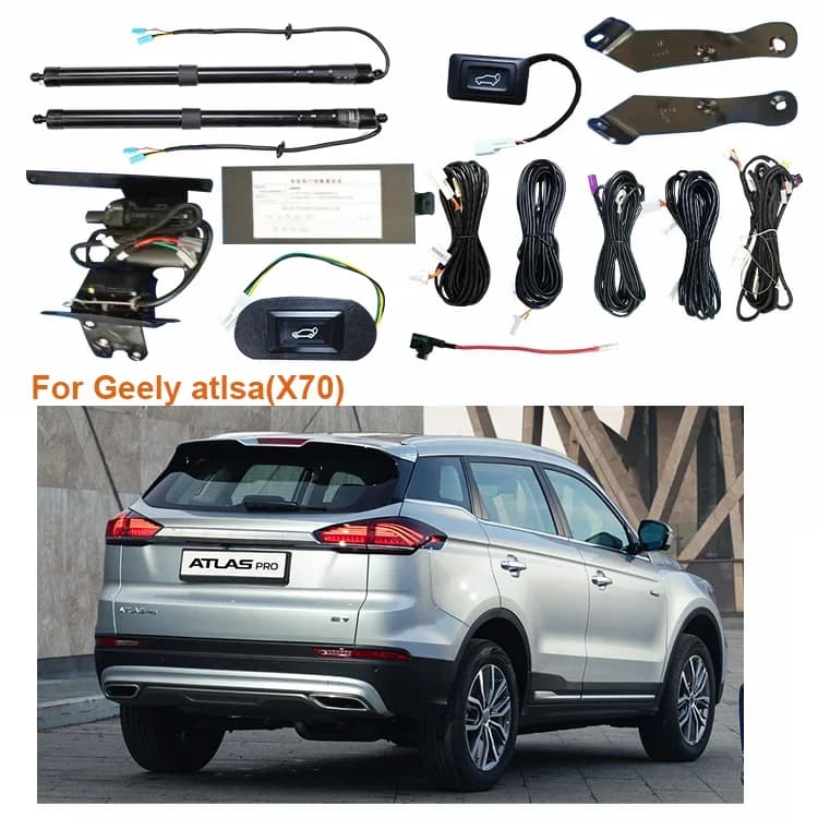 Portellone elettrico Pulsante di sollevamento intelligente Attuatore serratura portellone posteriore per portellone elettrico modificato con sensore di calcio Geely Atlas Pro