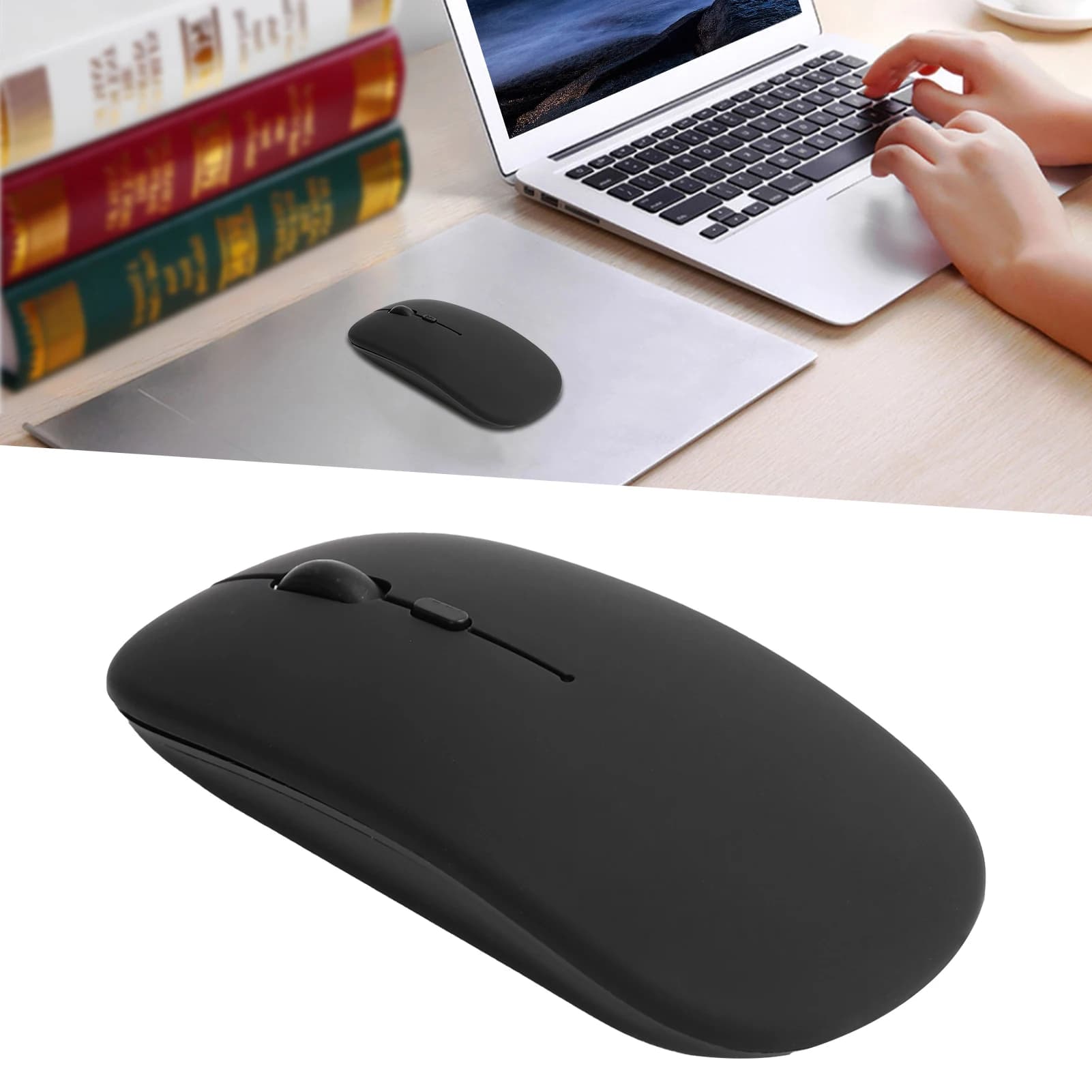 Laptop Mouse Mouse Black Wireless 5.0 Silent for OS X// Laptop Tablets Mouse Mute Mouse Wireless Mouse