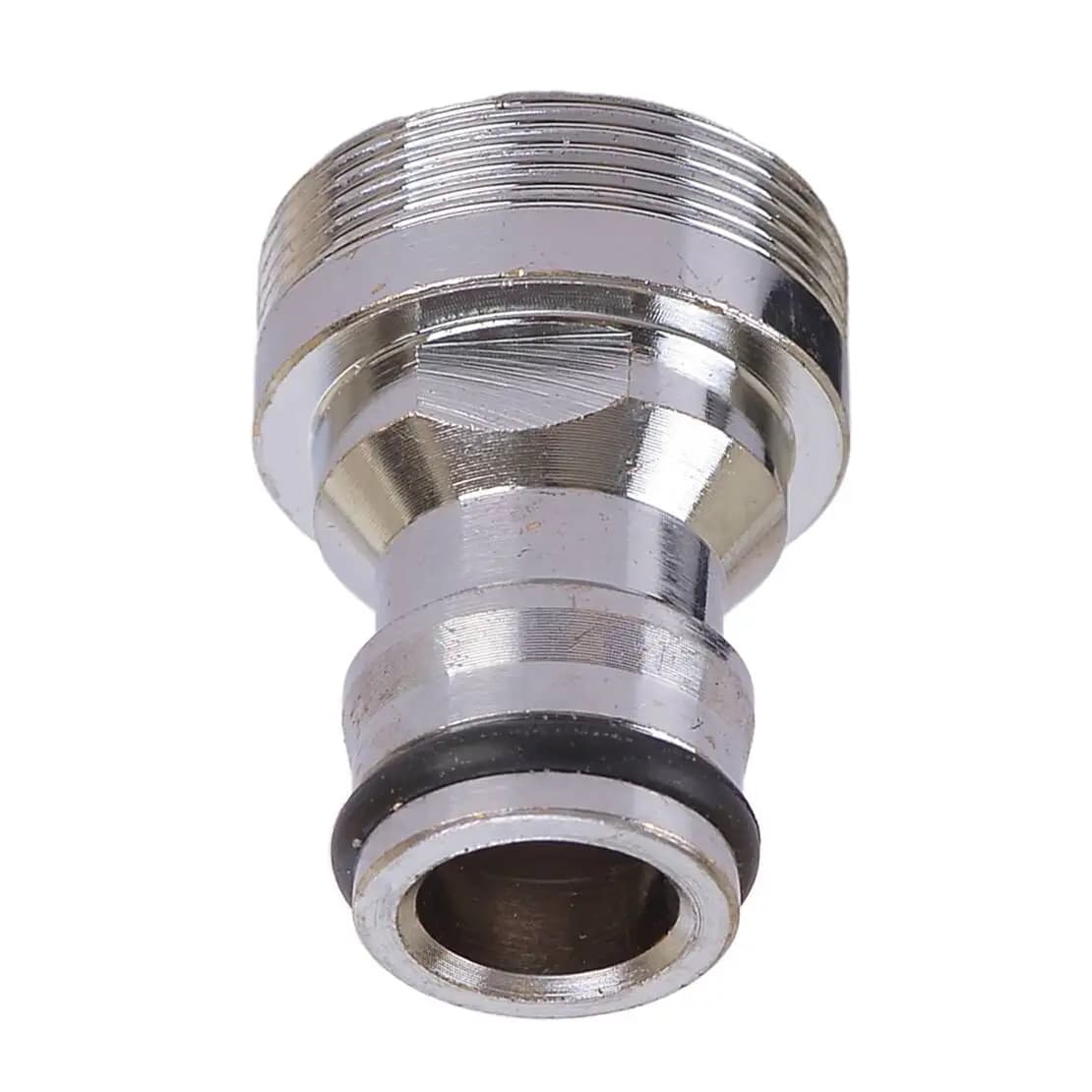 Adattatore per rubinetto filettato Attacco rapido Connettore per rubinetto per tubo dell'acqua da giardino M22 Femmina M24 Maschio Argento Rame
