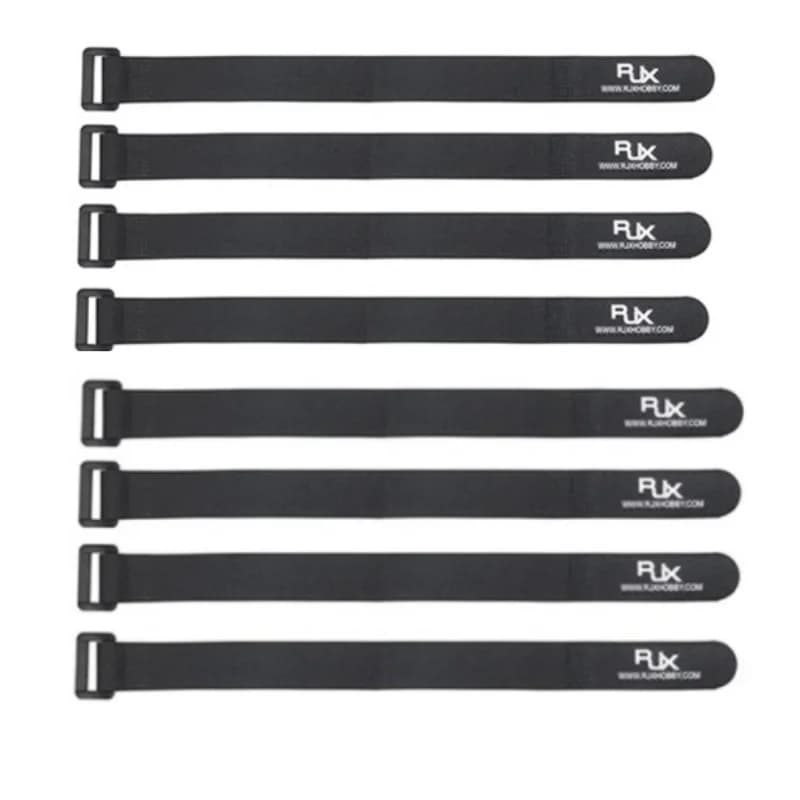 8 pezzi nastro batteria antiscivolo cinturino nastro magico 250mmx20mm per RC Multirotore FPV Quadcopter Racing Drone nero