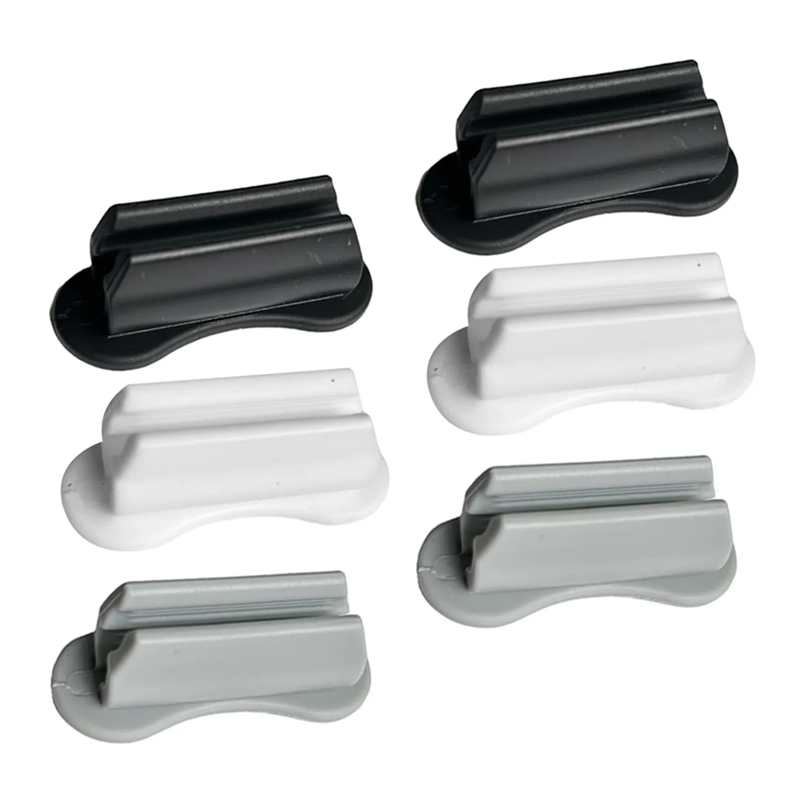 6 Pezzi Clip Portapenne in Silicone Adesivi, Organizzatore per Matite da Scrivania, Aula, Quaderno, Pennarelli, Clip Adesive da Parete
