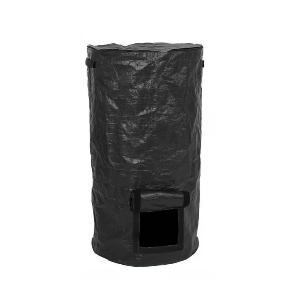 Contenitore per Compostaggio da Giardino con Coperchio, Leggero e Portatile, Soluzione per Compostaggio all'Aperto