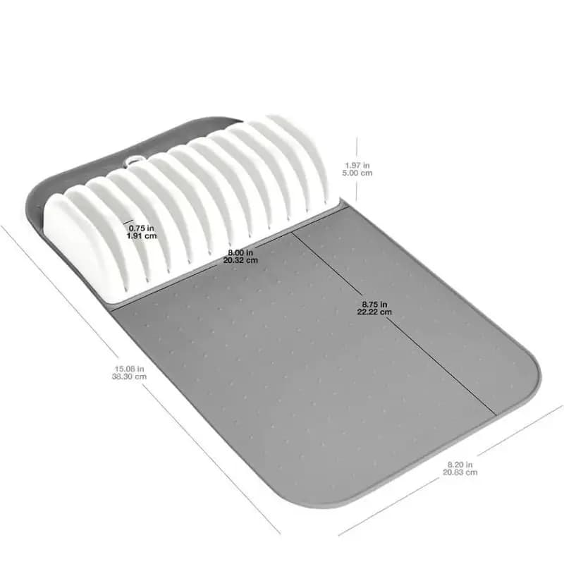Durable Knifes Holder Organization Soft-Grip 5/11 Slots Large Knife Mat Non-Slip Kitchen Drawer Knifes Organization Home Tools
