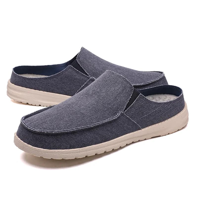 Men's casual shoes barefoot Lightweight and moccasins Half-strength breathable canvas shoes Signed Shoes Low fashion shoes 2025