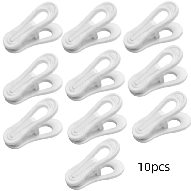 10 mollette per bucato, eleganti, robuste e durevoli con design antiscivolo. Ideale per fissare vestiti, asciugamani, pigiami
