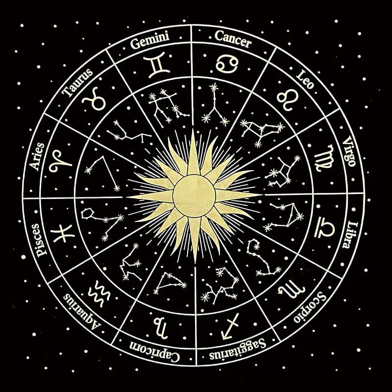 Tarocchi Spread Panno Gioco di Carte Pad Forma Quadrata Pendolo Divinazione Altare Tovaglia Panno Astrologia Oracoli Gioco Da Tavolo Zerbino