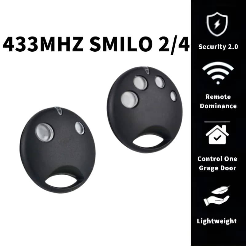 NICE SMILO 2 pz Sm2 Sm4 Garage Telecomando 433 MHz Rolling Code Garage Comando Porta Motore Ricevitore Controller Trasmettitore