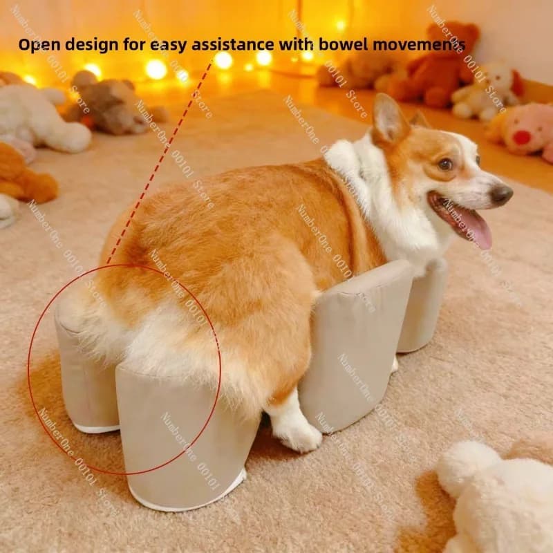 Dog Lift Support Harness for Hind Legs, Standing Aid Mobility Sling for Elderly Disabled Post-Surgery Recovery